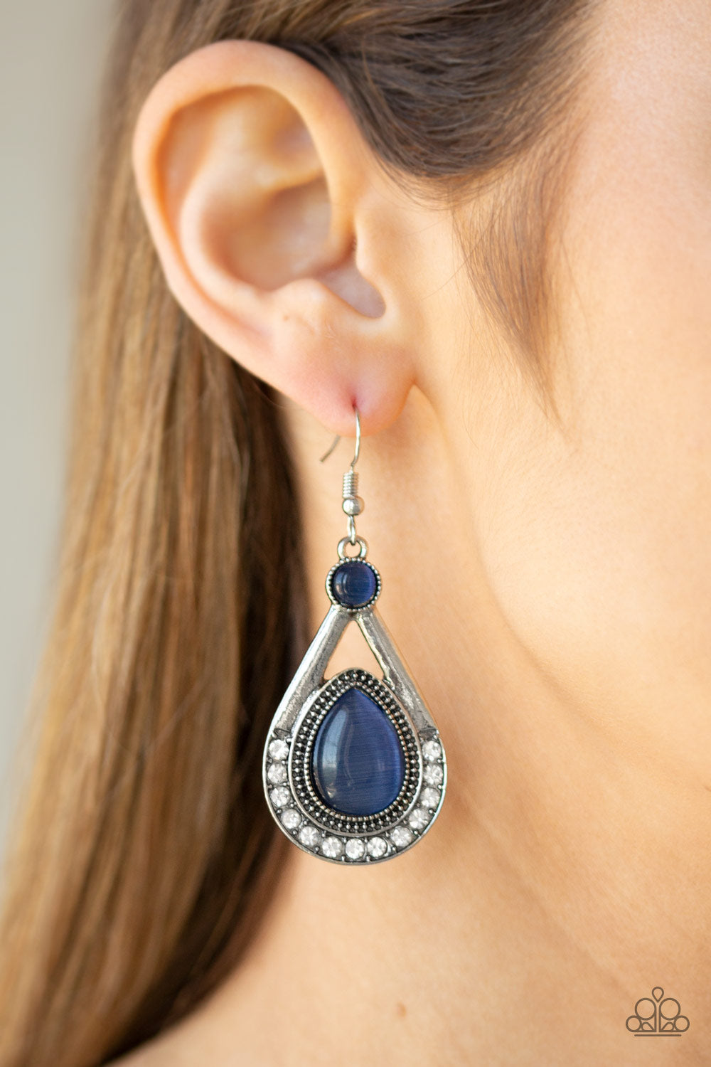 Paparazzi ♥ Pro Glow - Blue ♥ Earrings