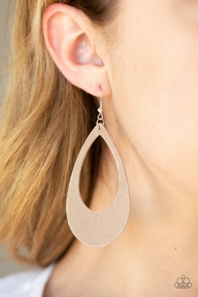 Paparazzi ♥ What a Natural - Brown ♥ Earrings