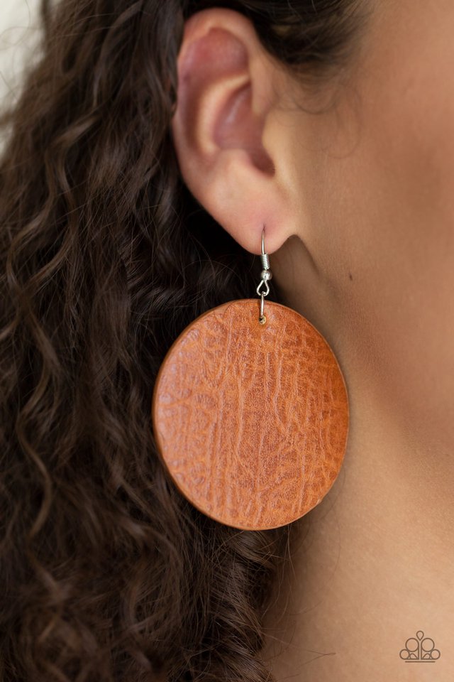 Paparazzi ♥ Trend Friends - Brown ♥ Earrings