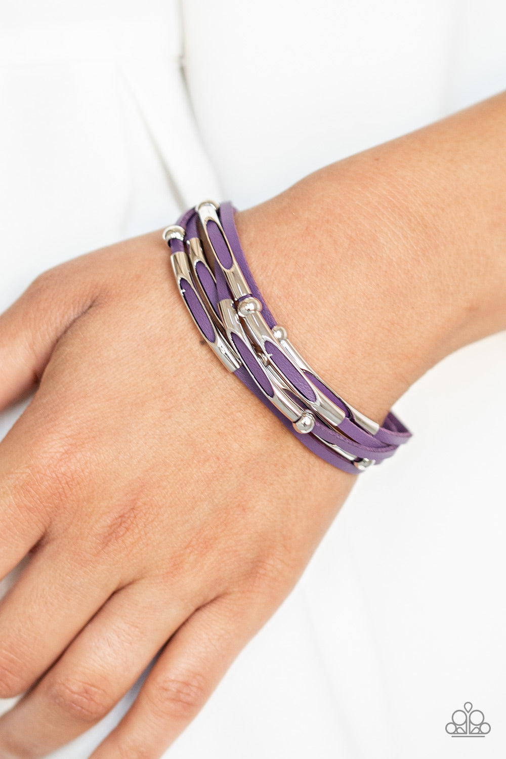 Paparazzi ♥ Modern Magnetism - Purple ♥ Bracelet