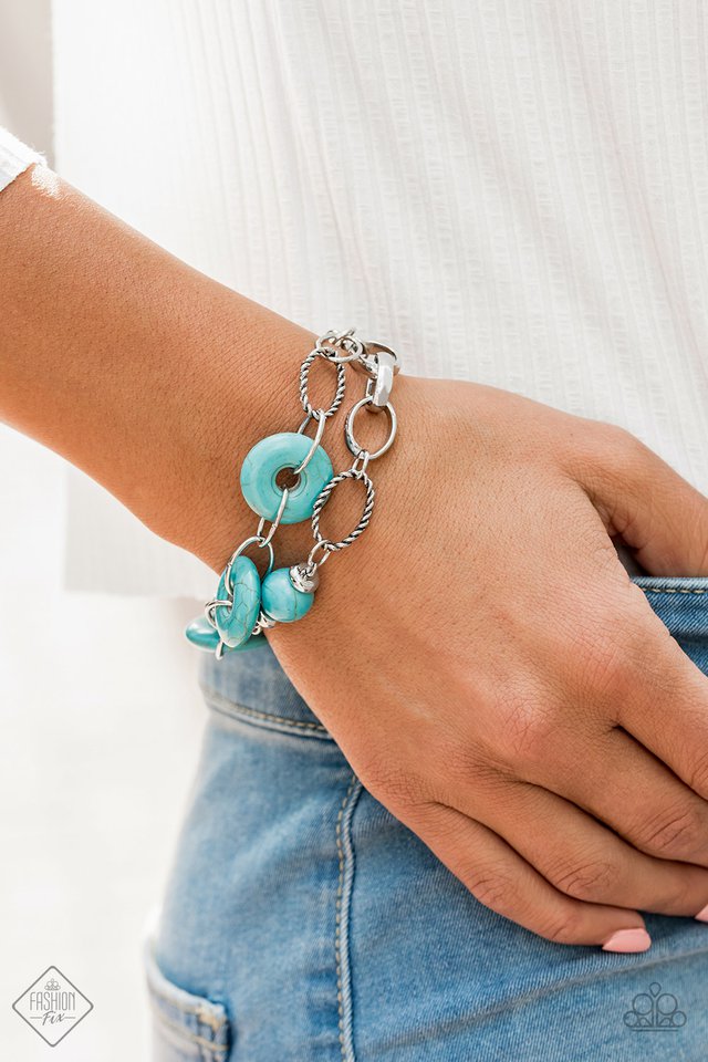 Paparazzi ♥ Absolutely Artisan - Blue ♥ Bracelet