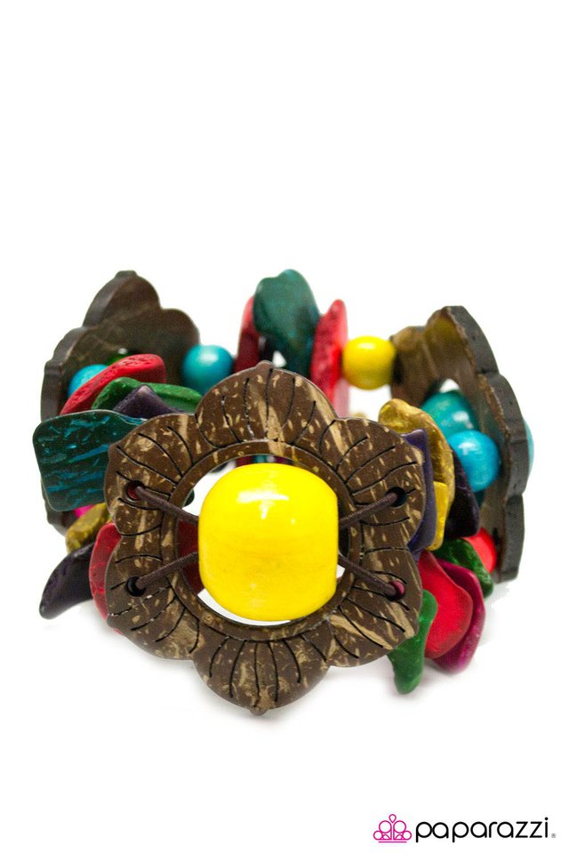 Paparazzi ♥ Its All WOOD - Multi ♥ Bracelet