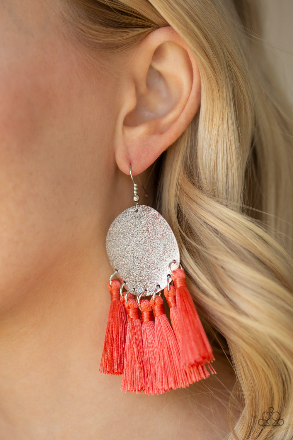 Paparazzi ♥ Tassel Tribute - Orange ♥ Earrings