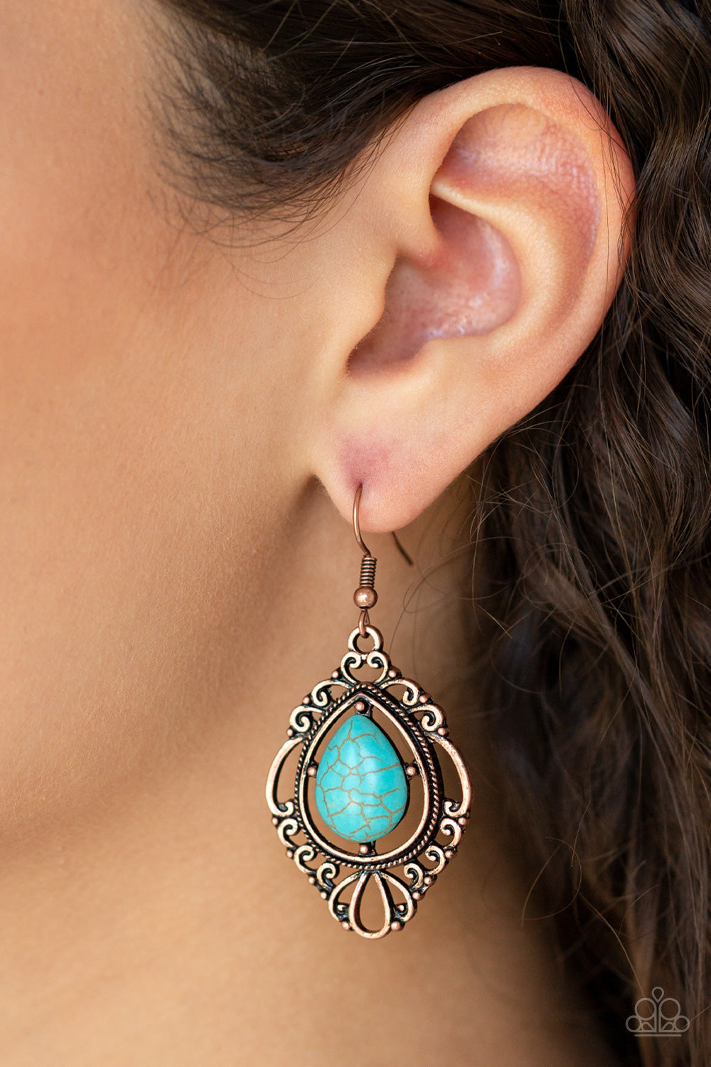 Paparazzi ♥ Southern Fairytale - Copper ♥ Earrings