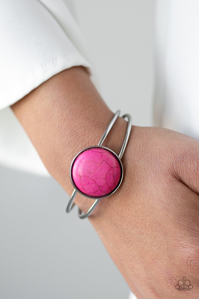 Paparazzi ♥ Sandstone Serenity - Pink ♥ Bracelet