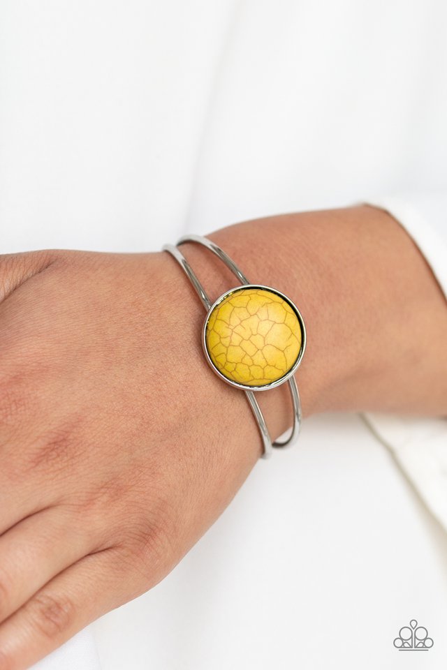 Paparazzi ♥ Sandstone Serenity - Yellow ♥ Bracelet
