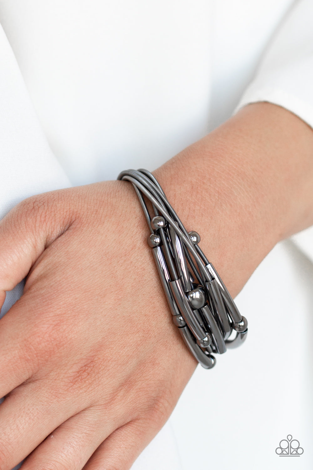 Paparazzi ♥ Basic Magnetics - Black ♥ Bracelet