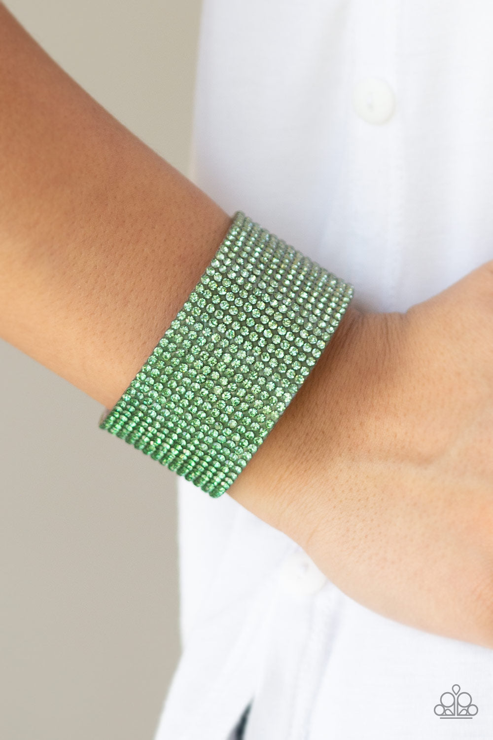 Paparazzi ♥ Fade Out - Green ♥ Bracelet