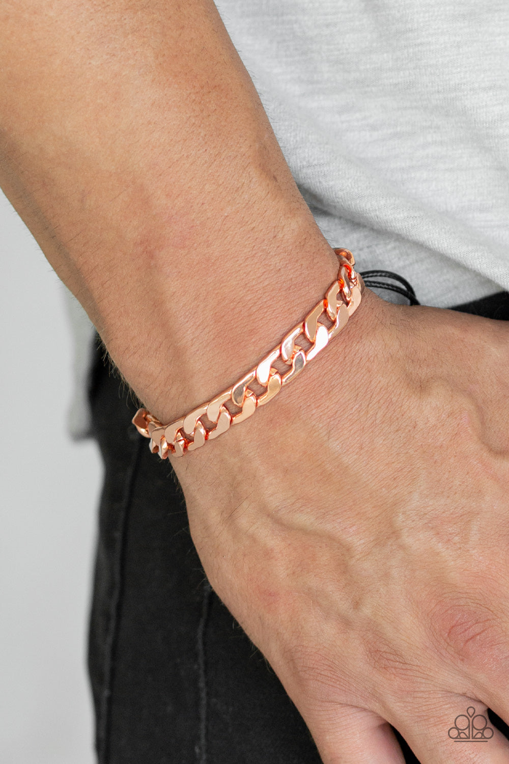 Paparazzi ♥ Score! - Copper ♥ Mens Bracelet