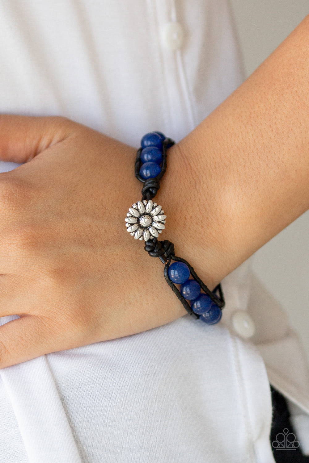 Paparazzi ♥ Daisy Guru - Blue ♥ Bracelet