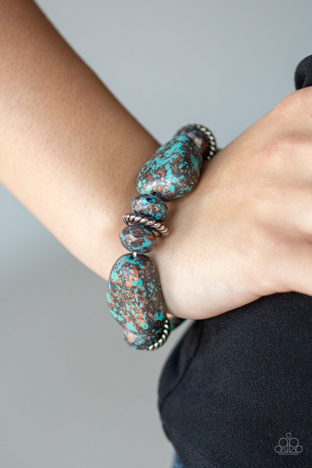 Paparazzi ♥ Stone Age Envy - Multi ♥ Bracelet