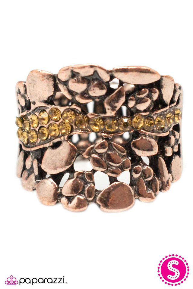 Paparazzi ♥ Memory Lane - Copper ♥ Ring