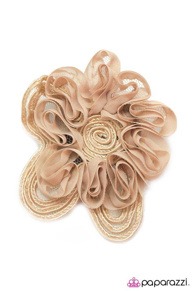 Paparazzi ♥ Laying Low - Brown ♥ Hair Clip