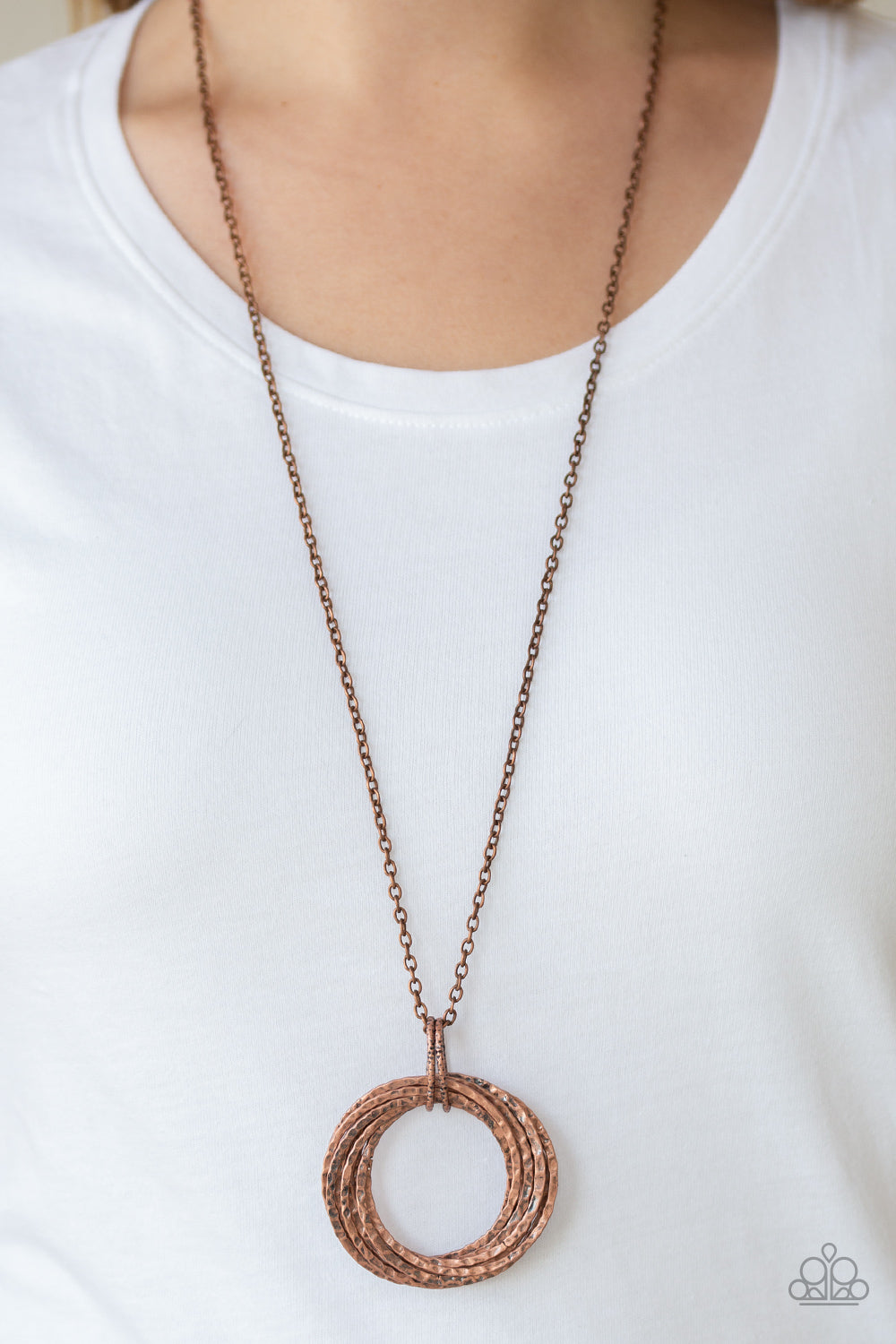 Paparazzi ♥ Metal Marathon - Copper ♥ Necklace