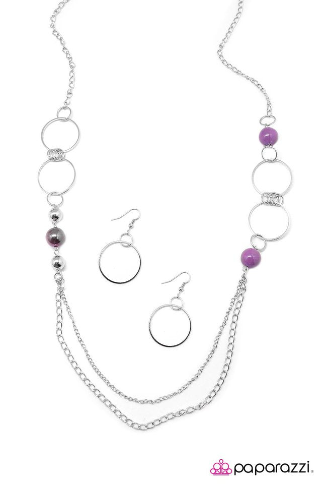 Paparazzi ♥ Finish What You Started - Purple ♥ Necklace