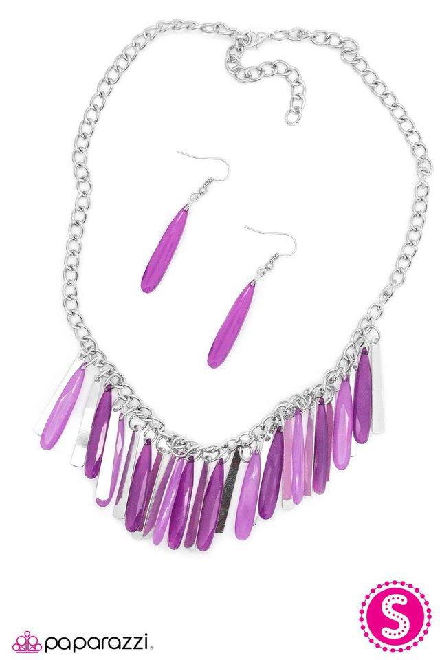Paparazzi ♥ Out Of the Shadows - Purple ♥ Necklace