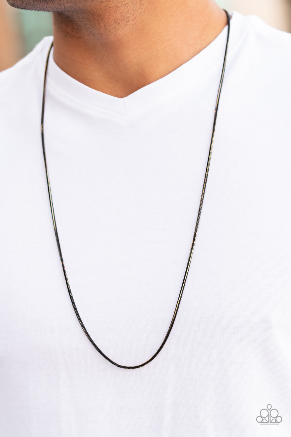 Paparazzi ♥ Mixed Mayhem - Gold ♥ Mens Necklace