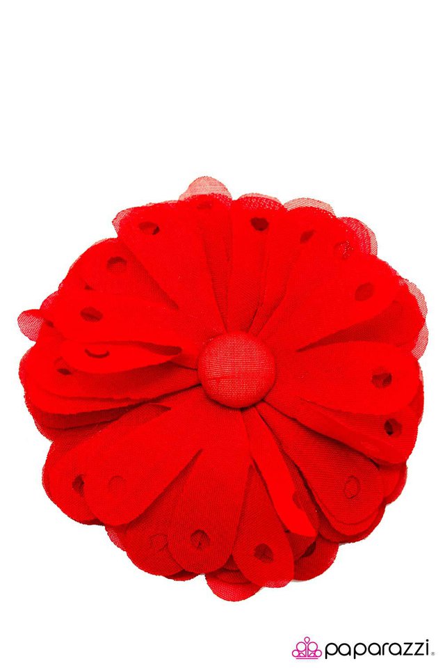 Paparazzi ♥ Hole in One - Red ♥ Hair Clip