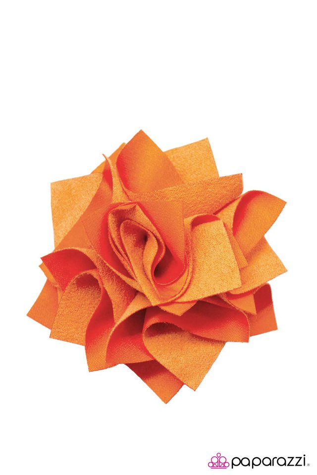 Paparazzi ♥ Get Into the Groove - Orange ♥ Hair Clip