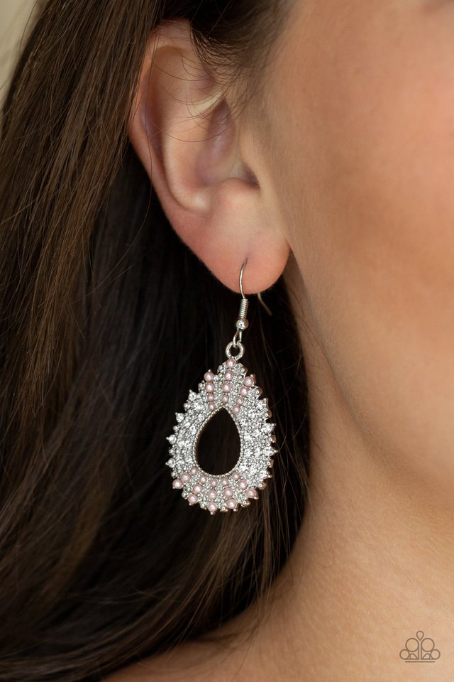 Paparazzi ♥ Diva Dream - Pink ♥ Earrings