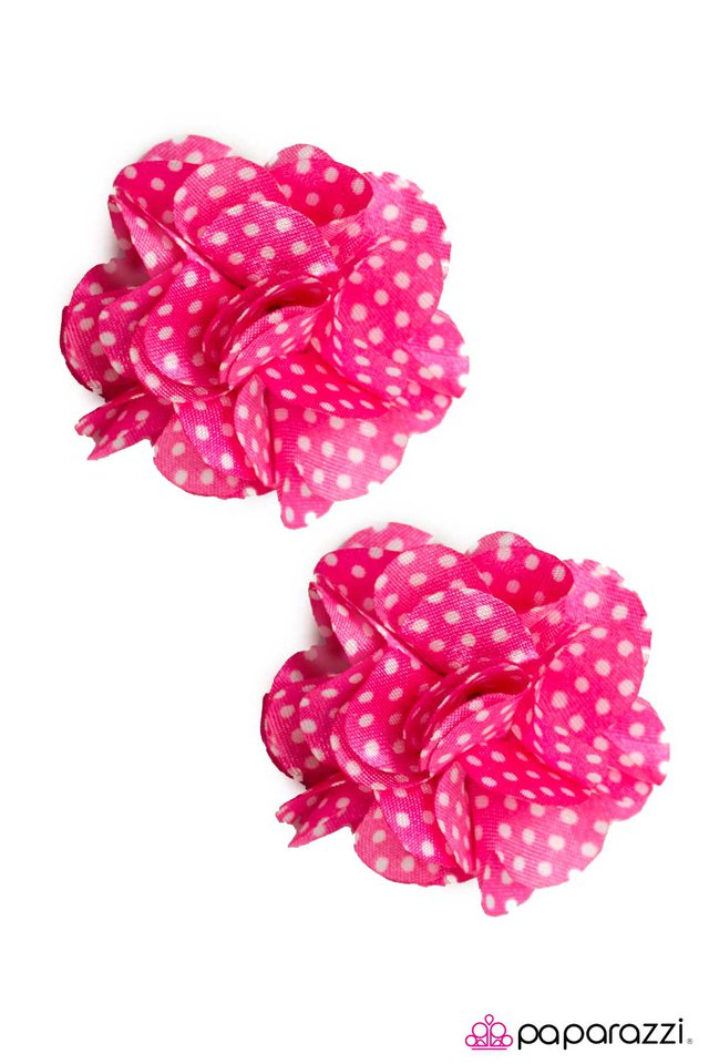 Paparazzi ♥ Cutest Couple - Hot Pink ♥ Hair Clip
