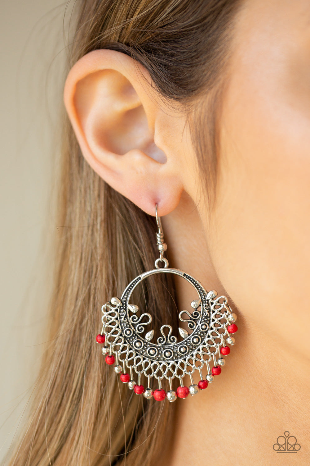 Paparazzi ♥ Canyonlands Celebration - Red ♥ Earrings