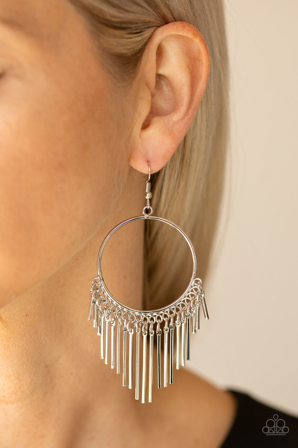 Paparazzi ♥ SOL Food - Silver ♥ Earrings