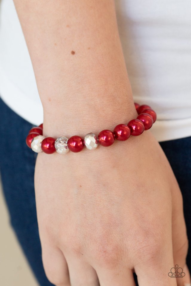 Paparazzi ♥ Really Resplendent - Red ♥ Bracelet