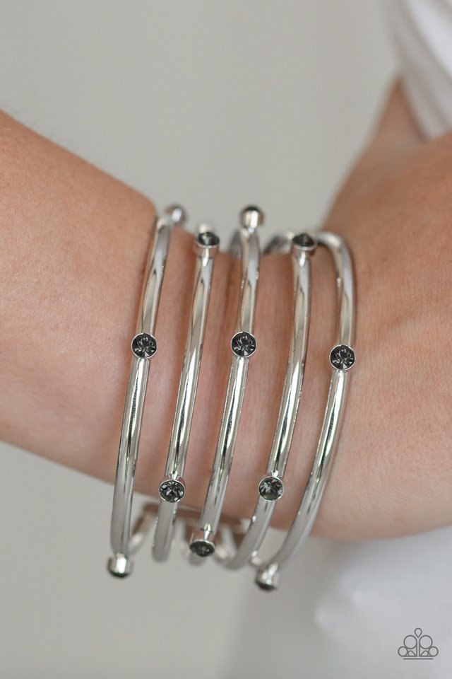 Paparazzi ♥ Sugarlicious Sparkle - Silver ♥ Bracelet