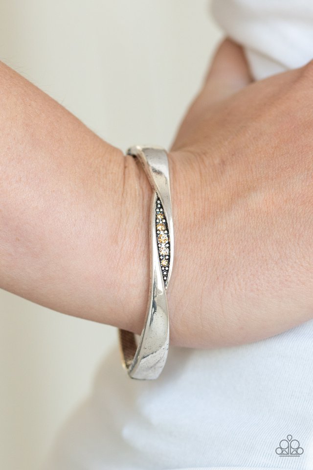 Paparazzi ♥ Glittering Grit - Brown ♥ Bracelet