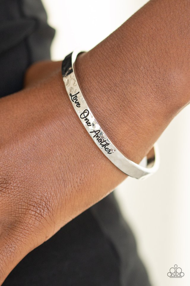 Paparazzi ♥ Love One Another - Silver ♥ Bracelet