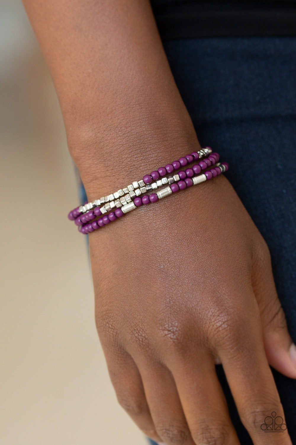 Paparazzi ♥ Micro Beading - Purple ♥ Bracelet
