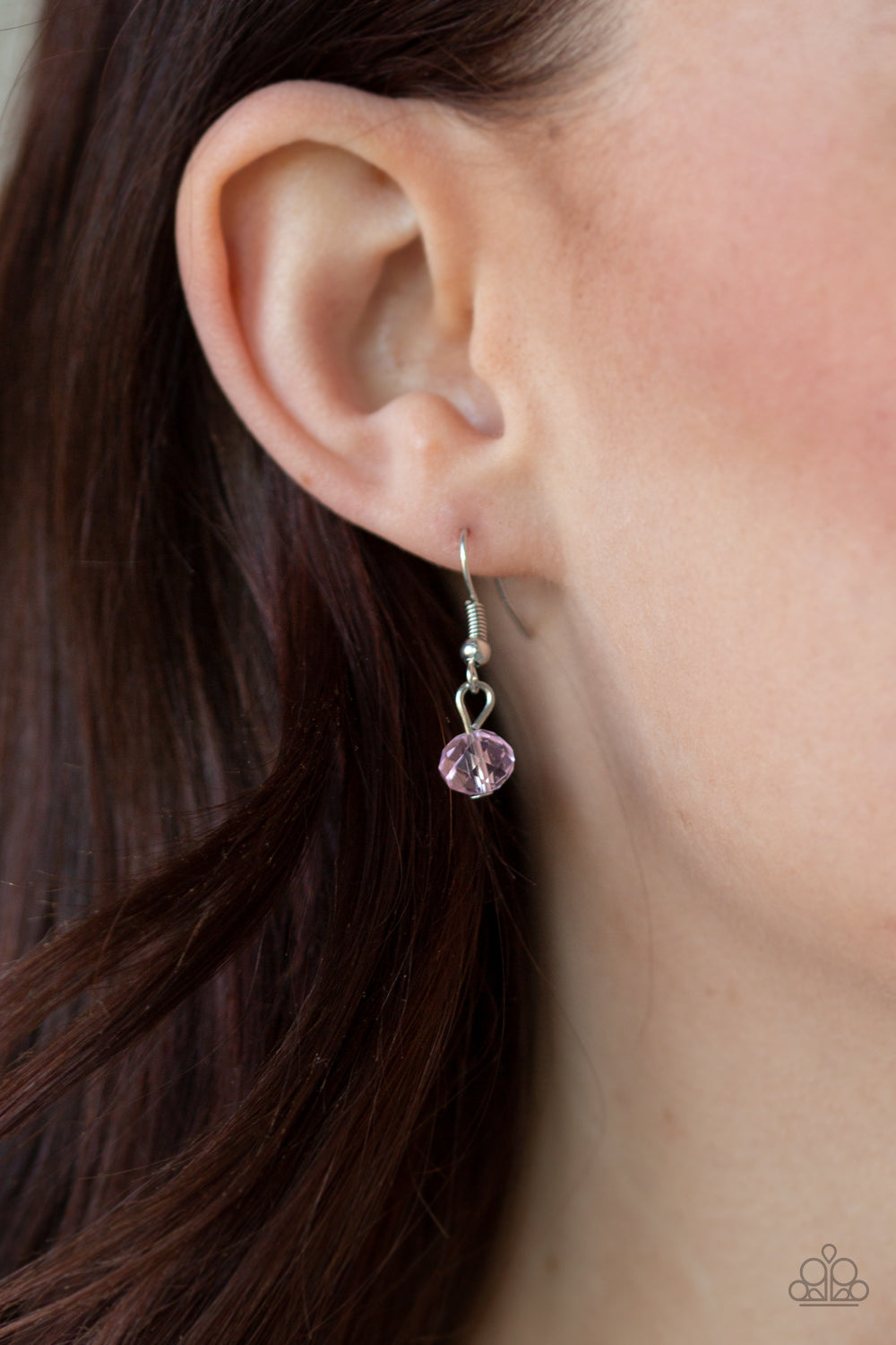 Paparazzi ♥ Downstage Dazzle - Pink ♥ Necklace