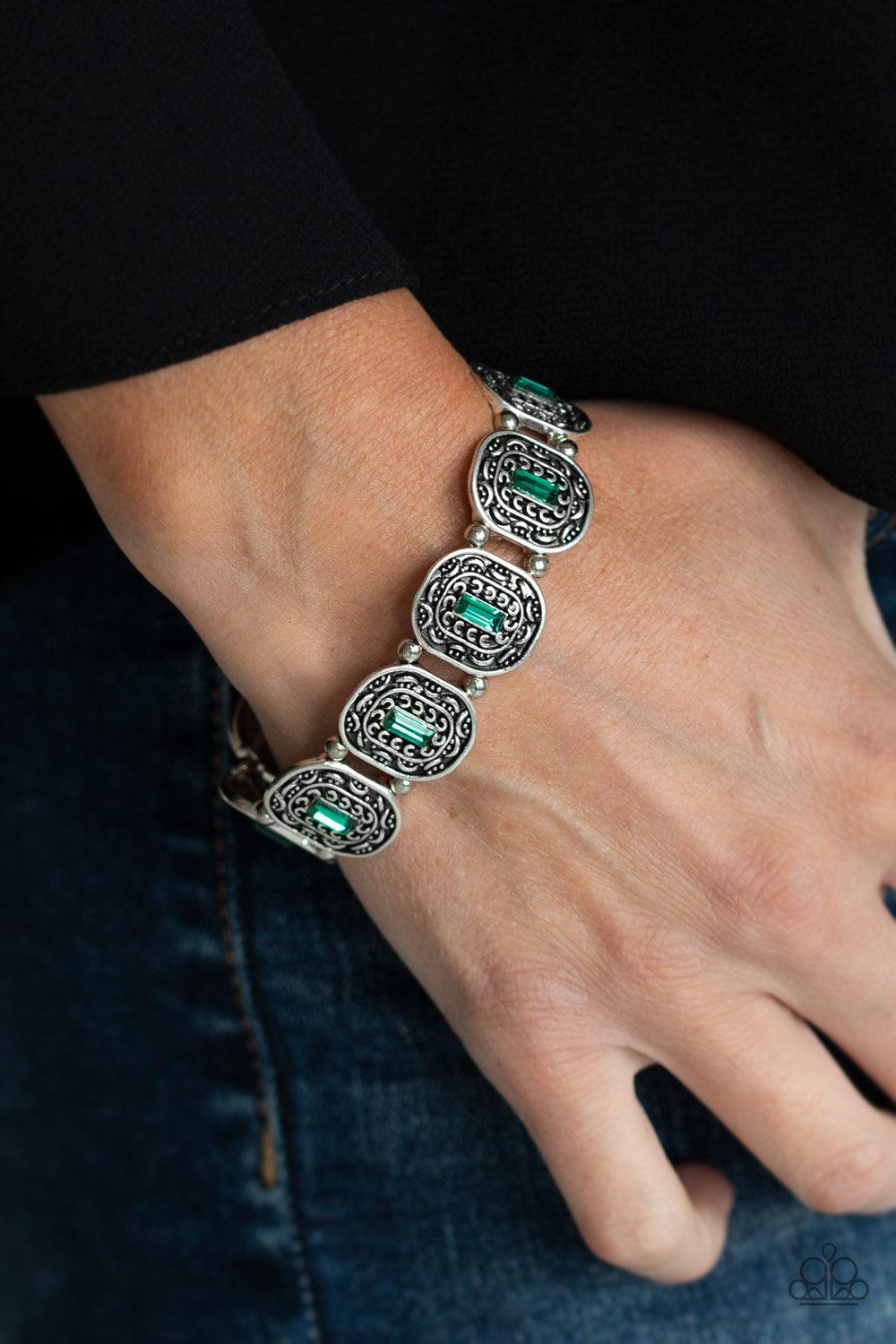 Paparazzi ♥ Hidden Fortune - Green ♥ Bracelet