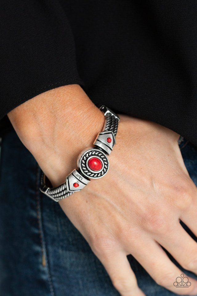 Paparazzi ♥ Tribal Soul - Red ♥ Bracelet