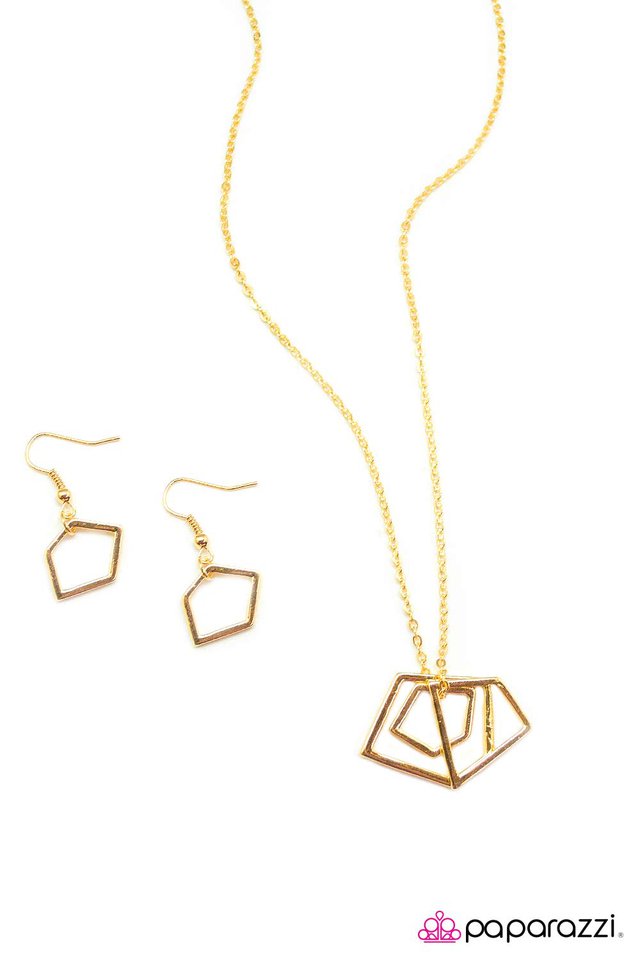 Paparazzi ♥ Handle With Care - Gold ♥ Necklace