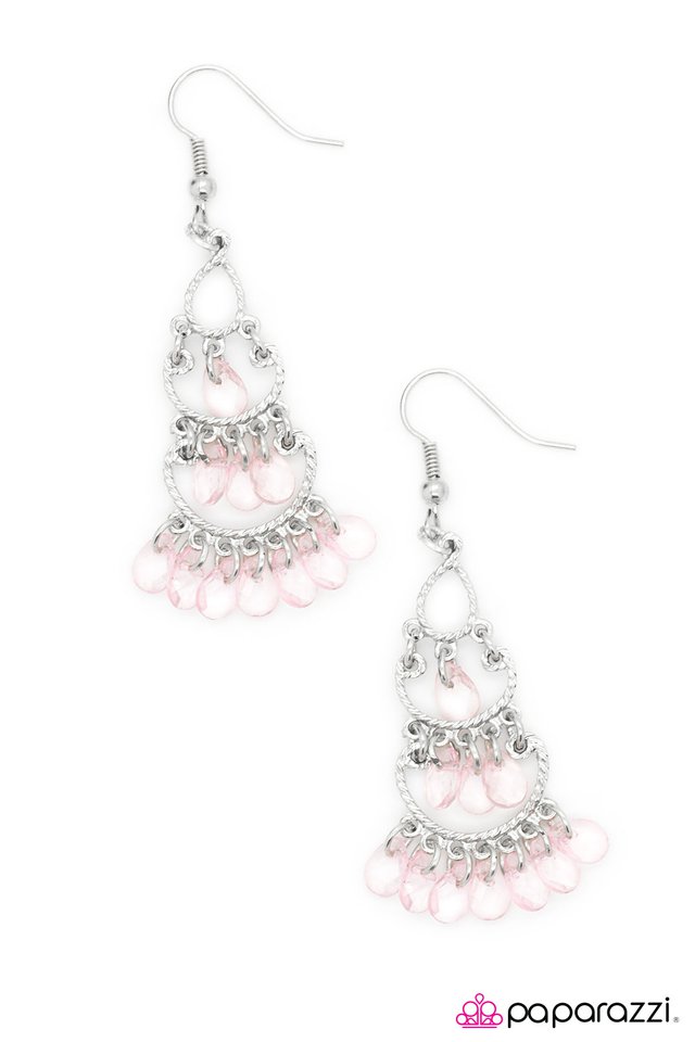 Paparazzi ♥ Heaven Sent - Pink ♥ Earrings