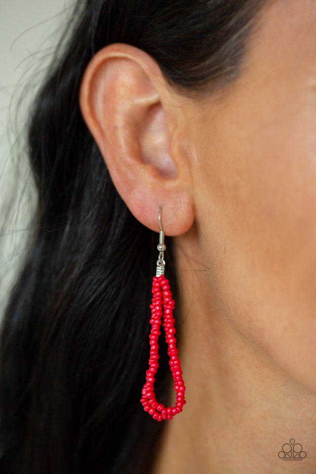 Paparazzi ♥ Congo Colada - Red ♥ Necklace