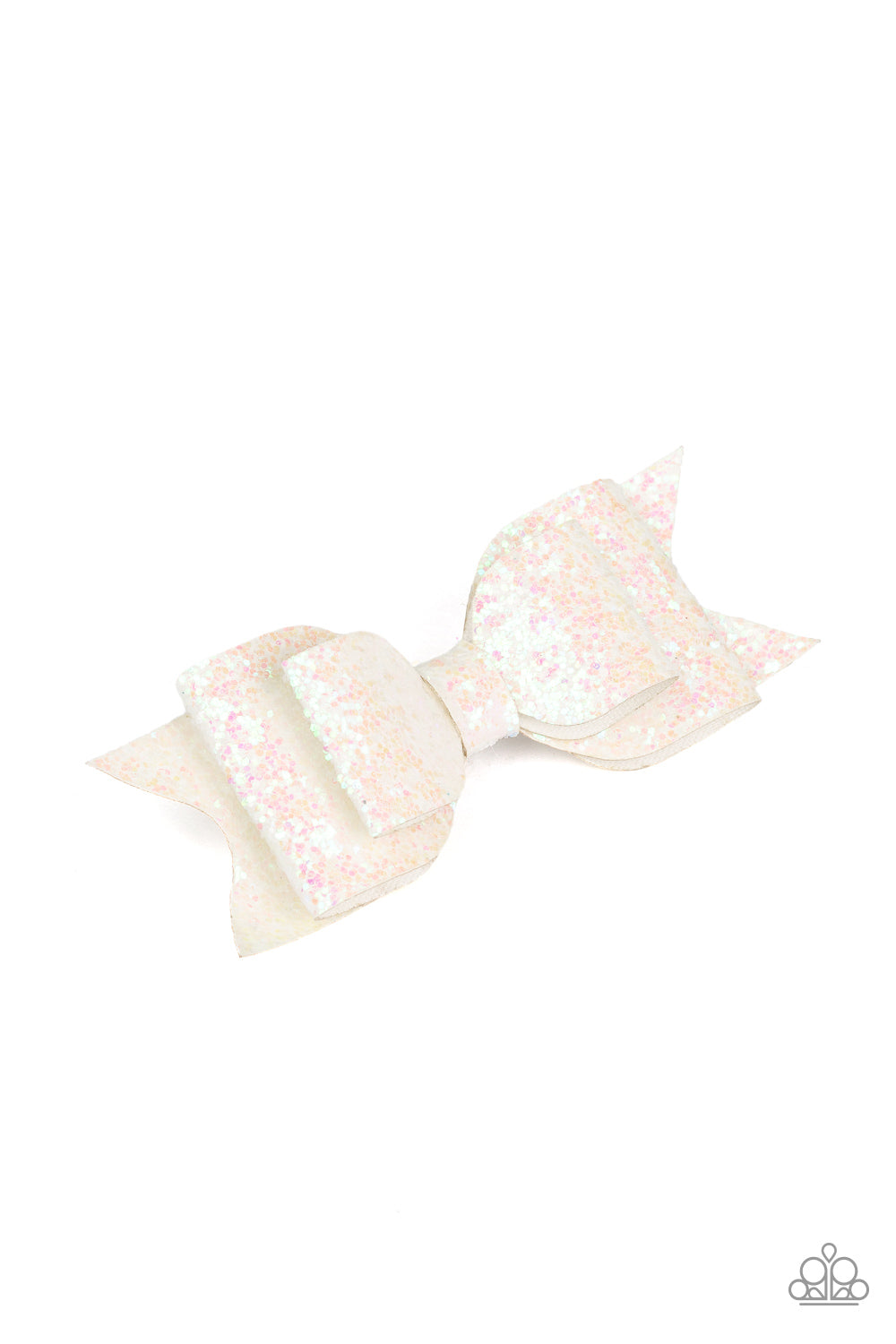 Paparazzi ♥ Put A Bow On It - White ♥ Hair Clip
