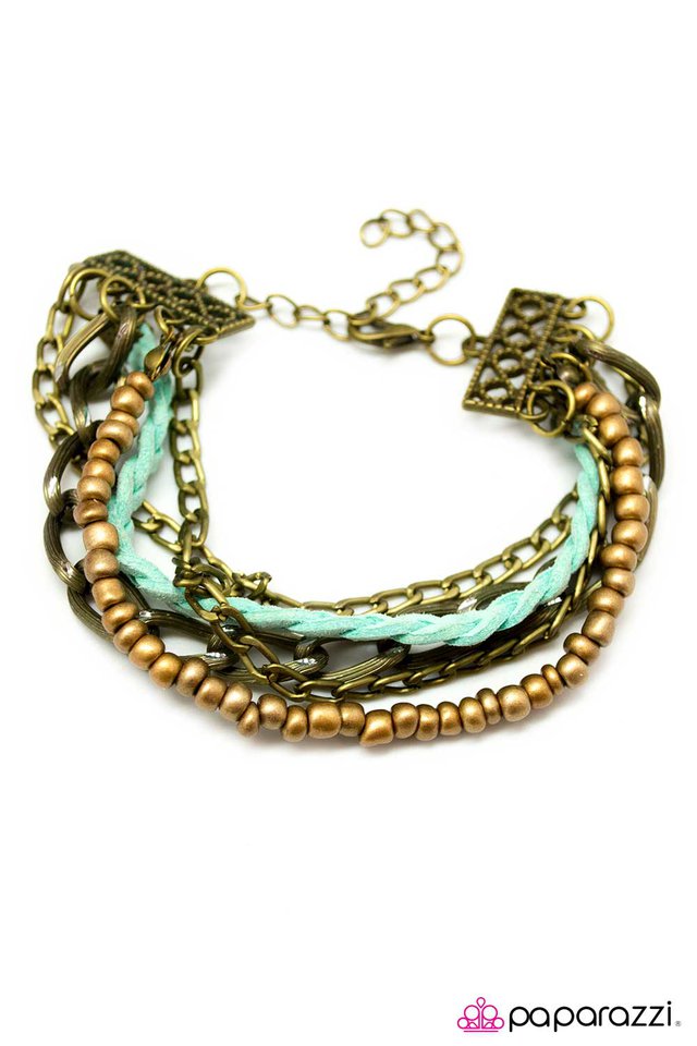 Paparazzi ♥ Run Riot - Blue ♥ Bracelet