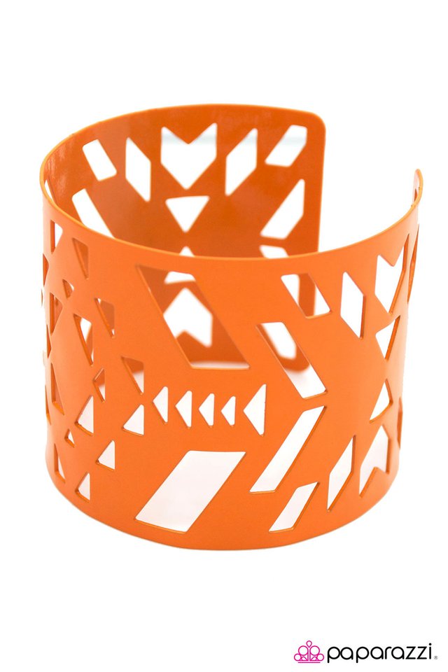 Paparazzi ♥ Santa Cruzin - Orange ♥ Bracelet