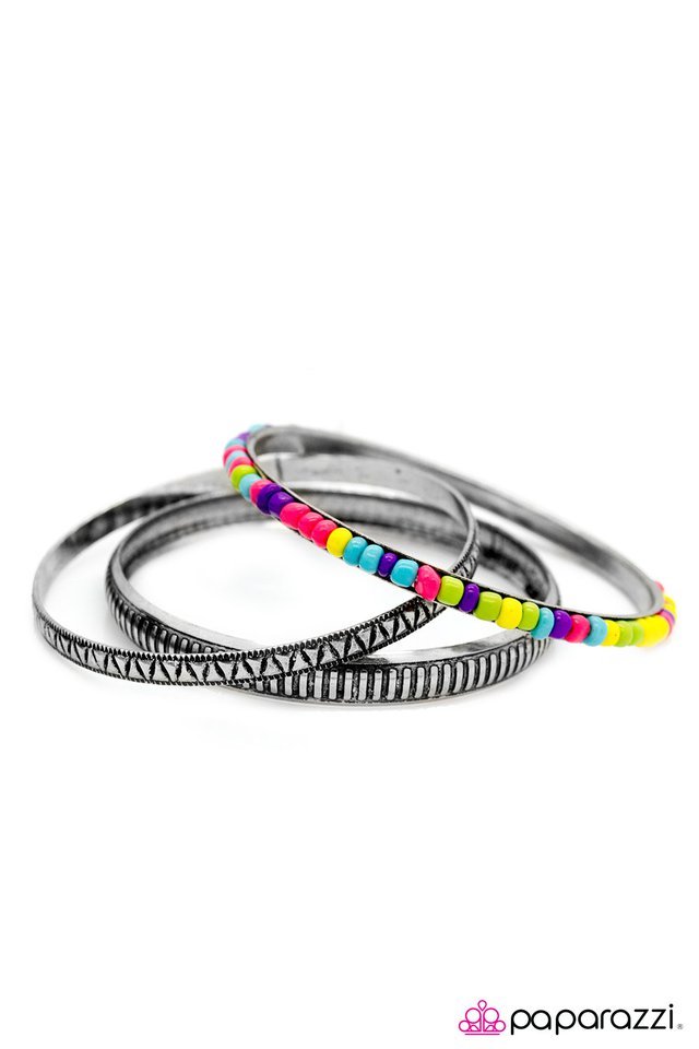 Paparazzi ♥ Eye Candy - Yellow ♥ Bracelet