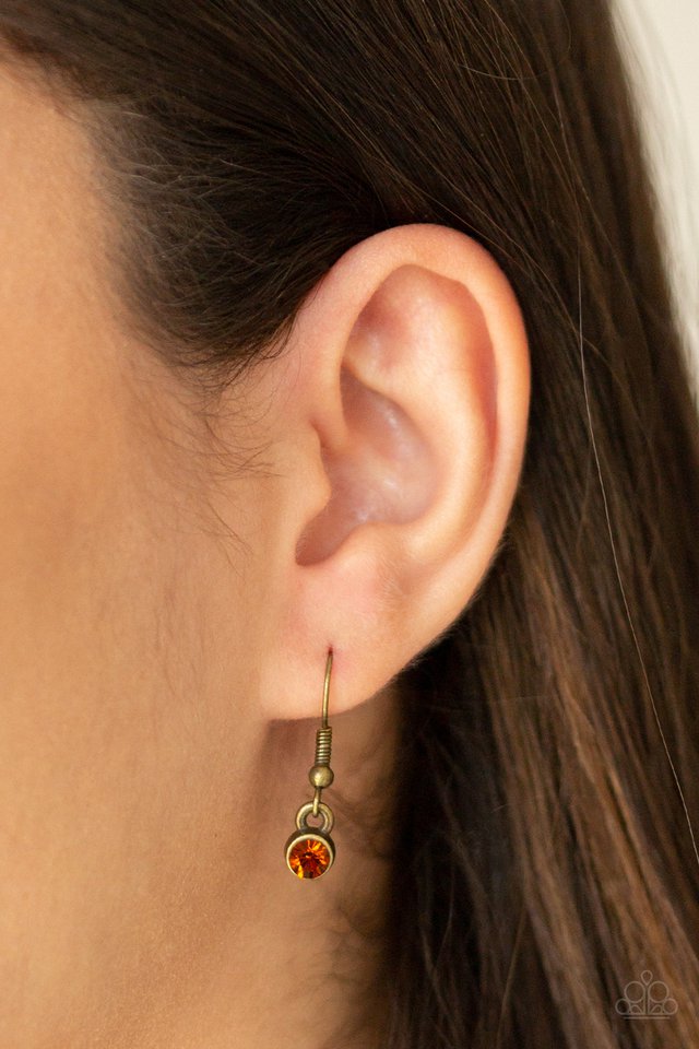 Paparazzi ♥ Metro Storm - Brown ♥ Necklace