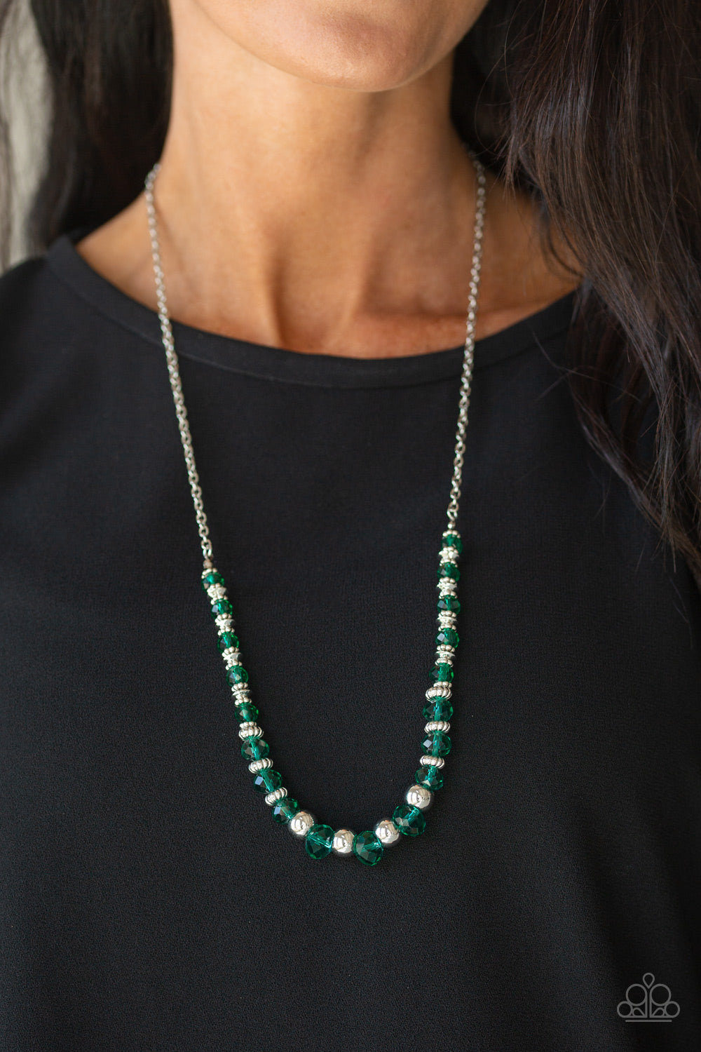 Paparazzi ♥ Stratosphere Sparkle - Green ♥ Necklace