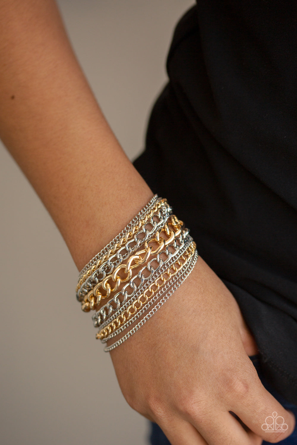 Paparazzi ♥ Metallic Horizon - Multi ♥ Bracelet