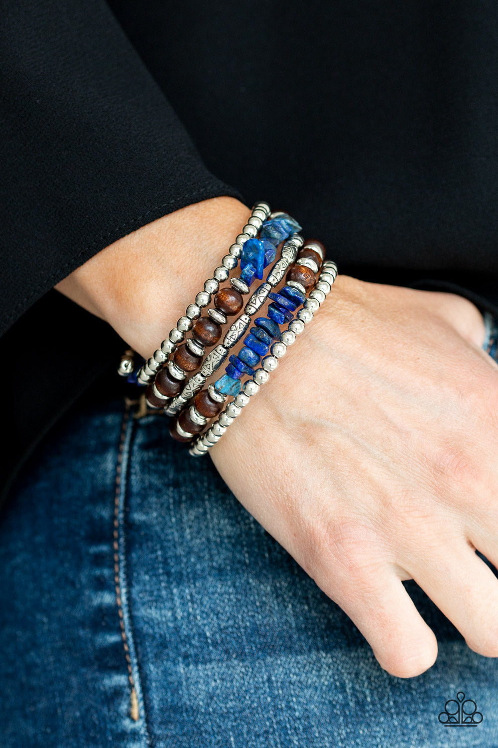 Paparazzi ♥ Soul Searchin - Blue ♥ Bracelet