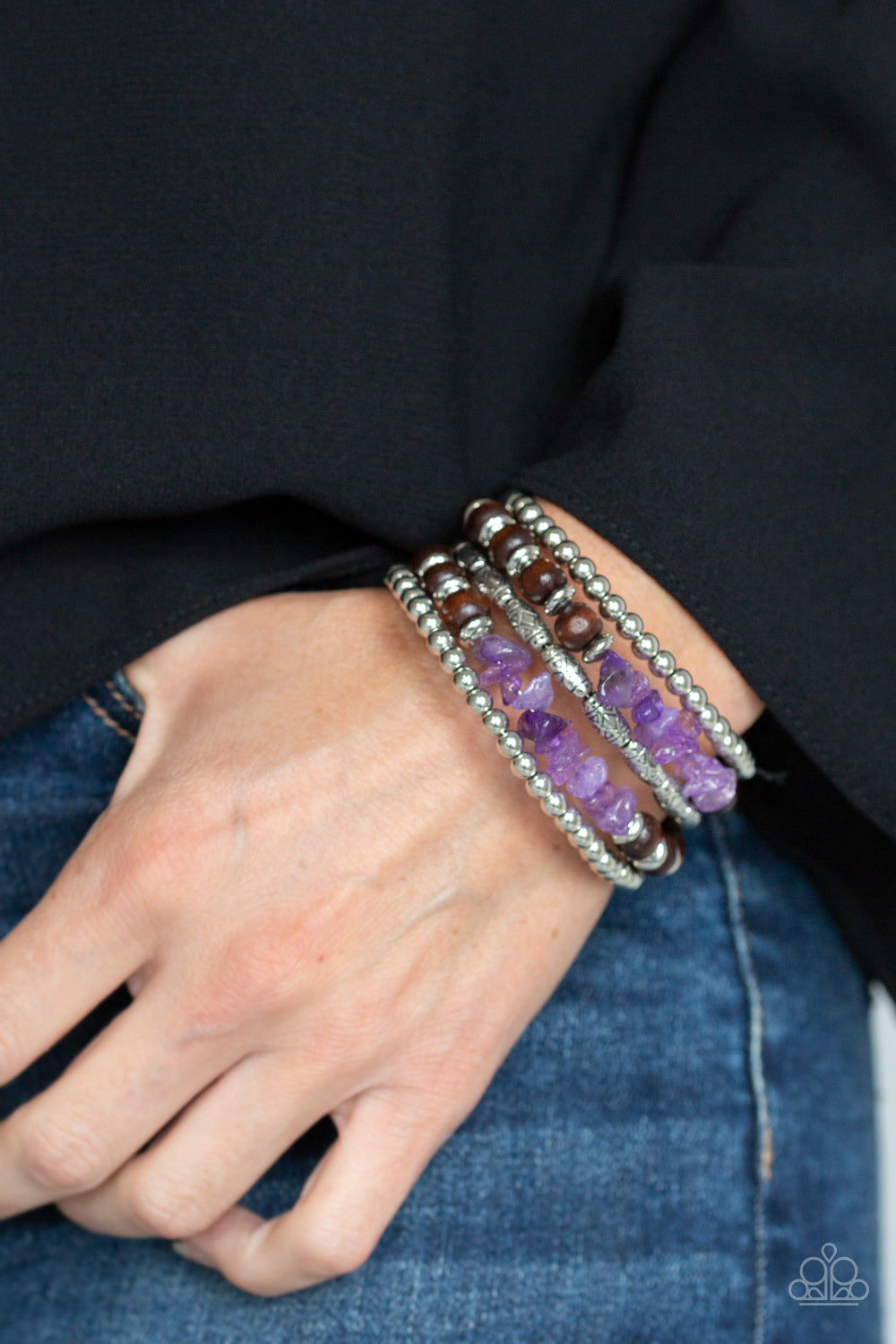 Paparazzi ♥ Soul Searchin - Purple ♥ Bracelet