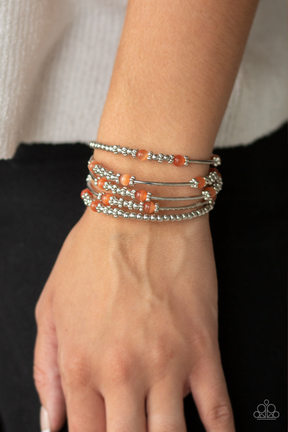 Paparazzi ♥ Colorful Charisma - Orange ♥ Bracelet