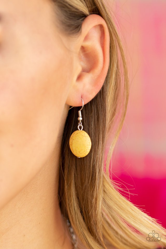 Paparazzi ♥ Desert Dawn - Yellow ♥ Necklace