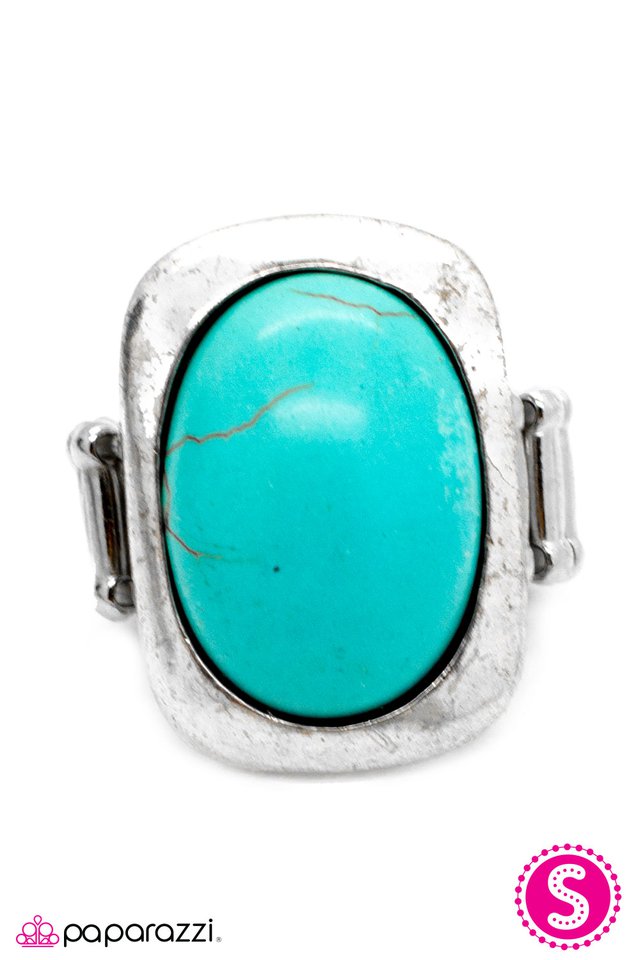 Paparazzi ♥ Earth Angel - Blue ♥ Ring